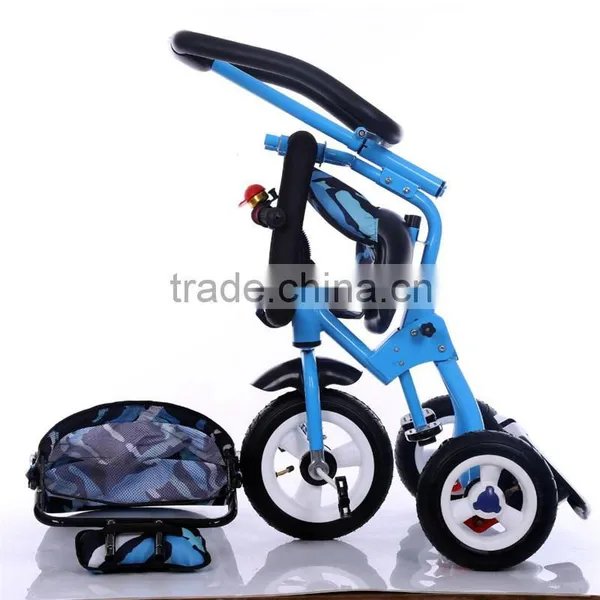 Latest Model Foldable Baby Tricycle for Kids Trike Children Tricycle Stroller 4 In1 photo-5