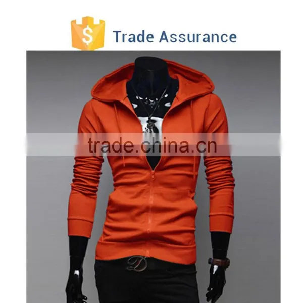 Fashion Zipper Coat Men's Hoodie New Slim Fit Solid Casual Long Sleeve Hooded photo-4