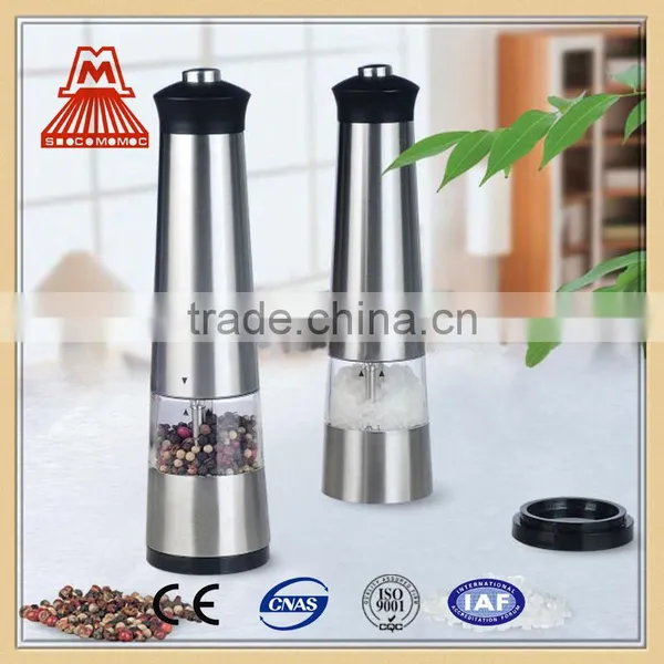 Excellent Quality Low Price 58x 225mm Electric Pepper Grinder/Electric Pepper Mill