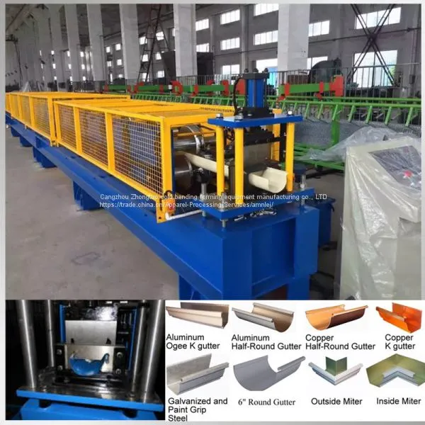 Steel Water Gutter Roll Forming Production Line photo-3