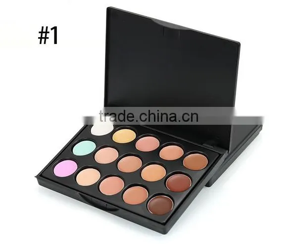 15-color Concealer Softening Concealer Quilt Ointment / Concealer Blonde Blanket Black and White Eye photo-2