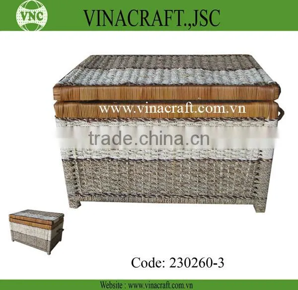 Wicker Baboo Laundry Basket for Clother photo-5