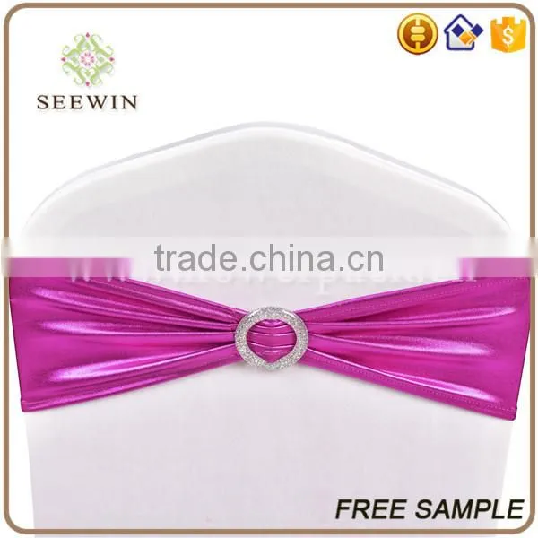 Hot Sale Polyester Spandex Ruffle Chair Sash photo-6