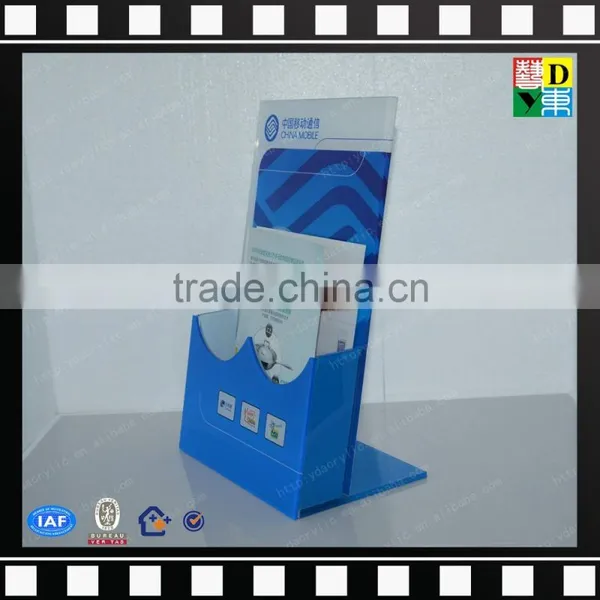 Custom Size Acrylic Sign Holder With Business Card Pocket photo-3