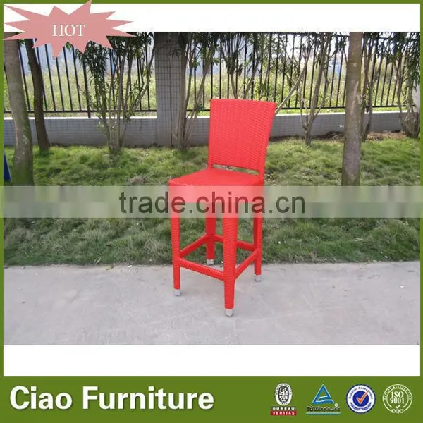 Modern Design Rattan Bar Stool Furnture Cheap High Bar Chair photo-4