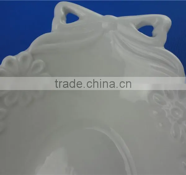 600ml Cheap White Large Ceramic Mixing Bowls Customized photo-5