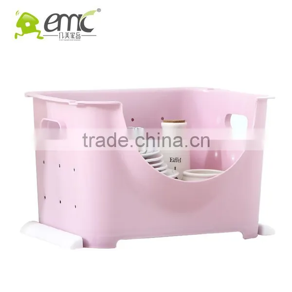 Stacking Baskets, Plastic Stacking Baskets, Plastic Handle Stacking Baskets photo-3