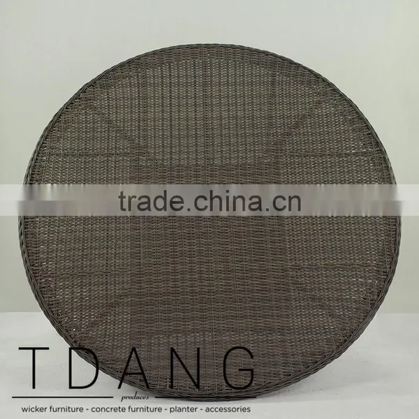Key West Wicker Dining Table- Outdoor Rattan Round Dining Table photo-2