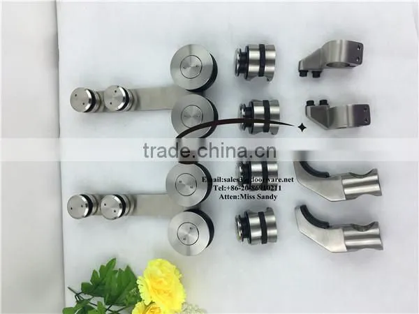 Frameless Bathroom Tempered Glass Shower Door Fittings photo-2