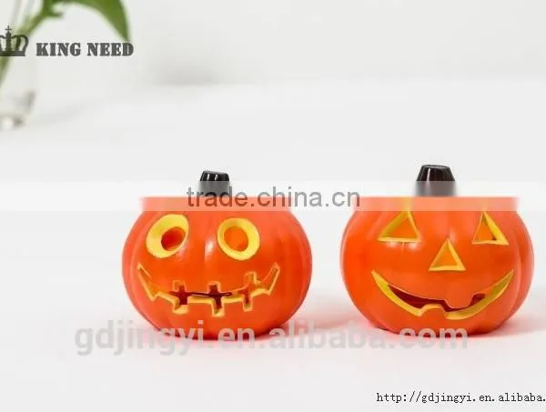 Wholesale Plastic PP Acrylic Led Light up Small Halloween Pumpkin Decoration photo-2