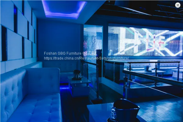 Customized Modern Classic Design Club Sofa and Table photo-4