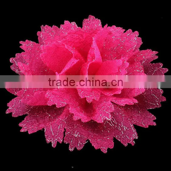 Handmade Fabric Flower Clip for Kids Hair Accessories photo-3