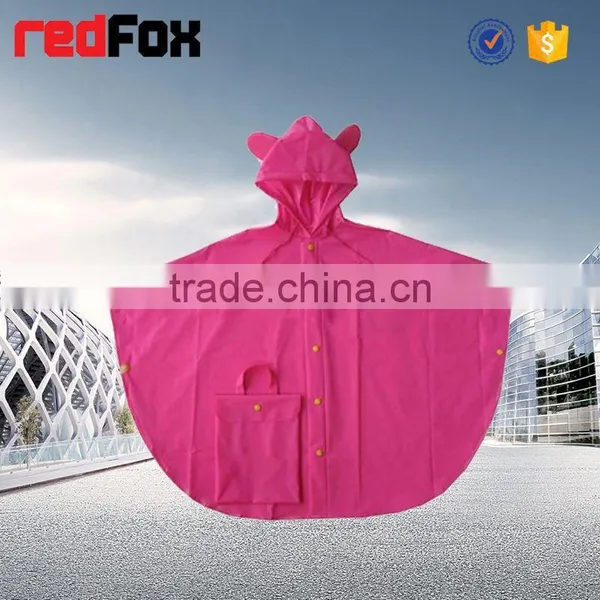High Quality Fashion Pvc Vinyl Rain Coat for Kids photo-5