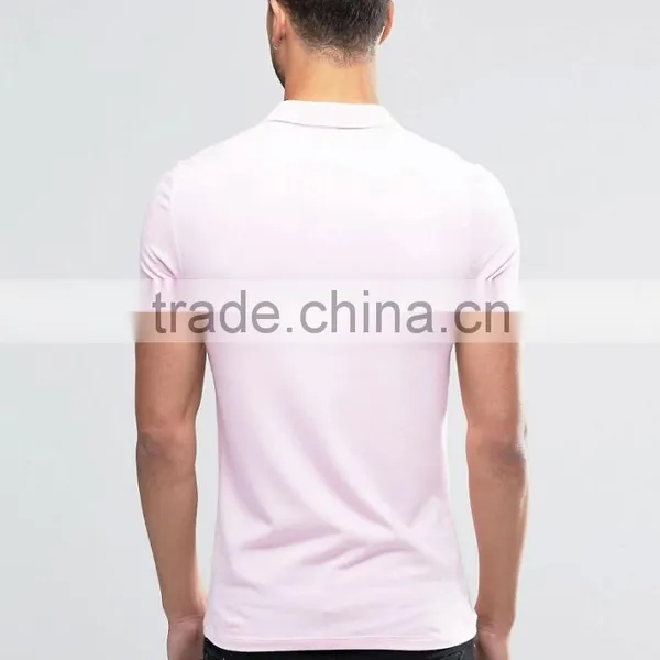MGOO Custom Made 100 Pima Cotton Plain Polo Shirts Short Sleeves Jersey Tops With Logos Chest photo-3
