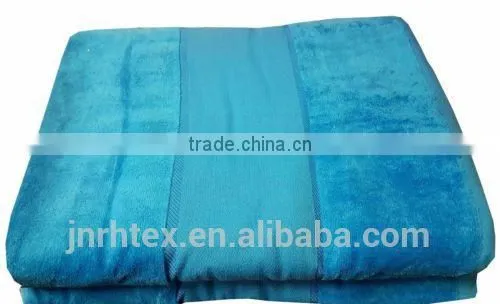 Customize Logo 100% Thin Cotton Velour Bath Towels photo-2