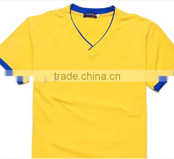 Wholesale Short Sleeve Custom Polo V-neck T-shrts for Summer photo-5