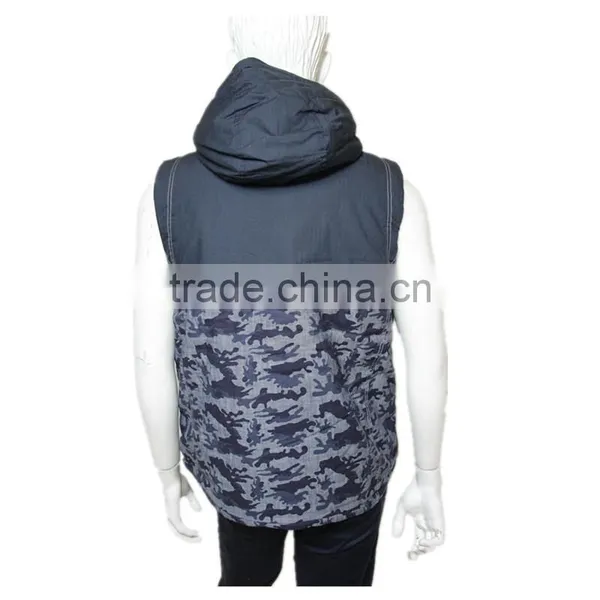 2014 2015 High Fashion Men Winter Jacket Fur Vest photo-3