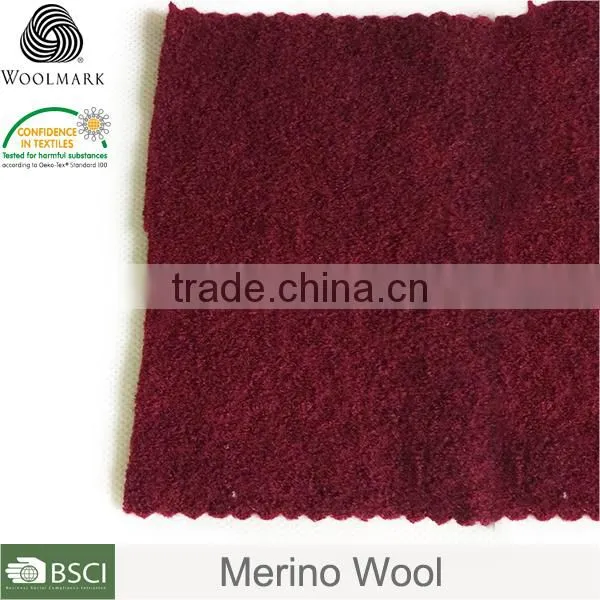 100% Merino Wool Fabric Customized, Knitted Fashion Wool Cashmere Fabric photo-3