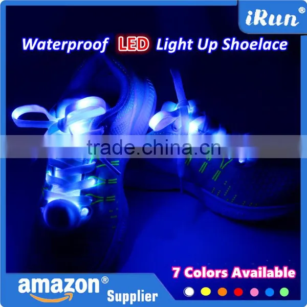 High Quality Nylon LED Shoe Laces - Party Led Flashing Cheerful Lighting Shoelace - Light Up Orange Glowing LED Shoelaces photo-5
