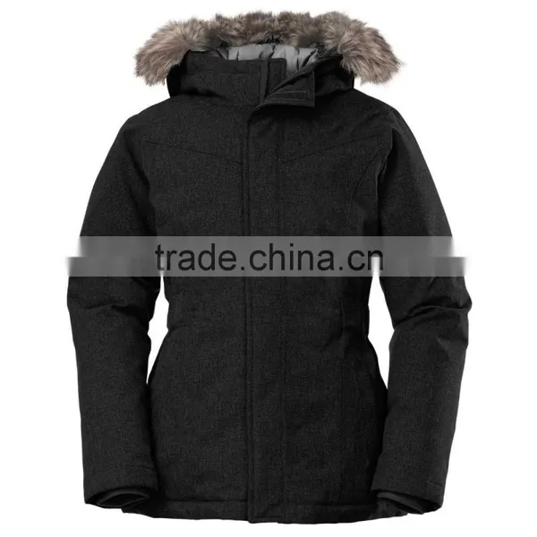 High Quality Waterproof Kids Faux Fur Parka With Snap Hand Pockets and Inset Elasticized Waistbelt photo-4