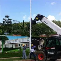 Darkness Sensor Led Solar Street Light In Factory Project SC-NH100 40watt 12v