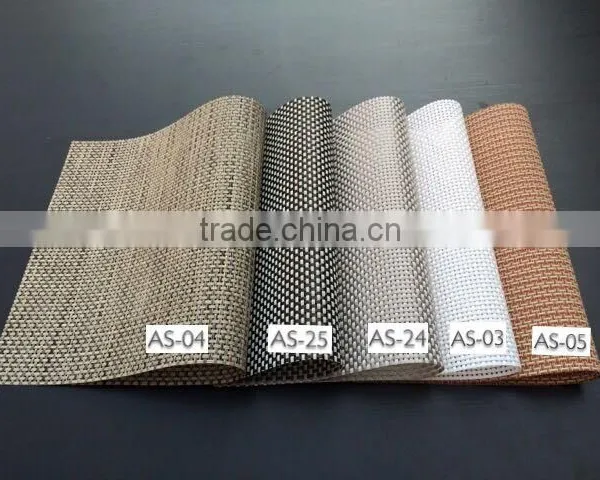 Non-slip PVC Heat Insulation Stain-resistant Woven Mesh Restaurant Placemats photo-6