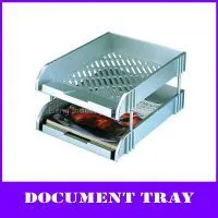2-layers Silver a4 ps Files Tray