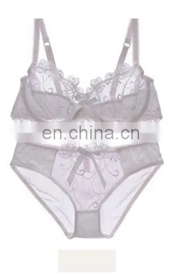 OEM Factory Ladies Fancy Underwired Sexy Designer Bra and Panty Set photo-2