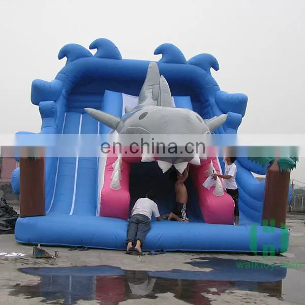 HI Commercial Shark Slide Inflatable Adults Custom Logo Slide photo-3