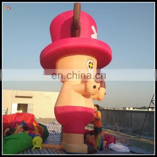 Outdoor Promotional Inflatable Chopper Anime Cartoon Model Custom Cartoon On Sale photo-3