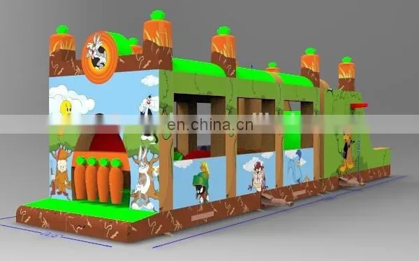 New Commercial Inflatable Obstacle Course photo-2