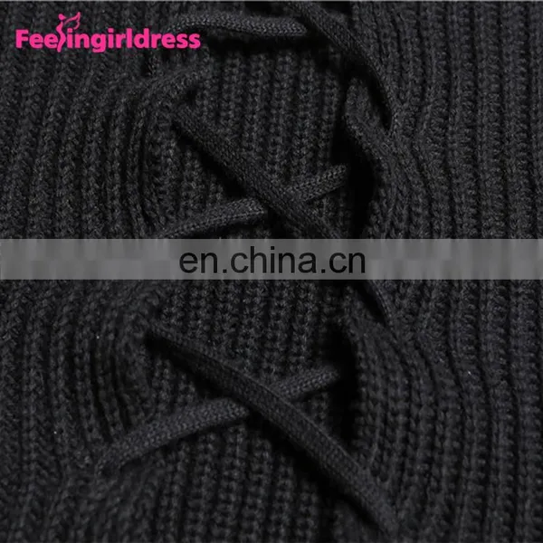 Wholesale Fashion Women Black Knitting Elastic Wide Waist Belt Waist Support Belt photo-5
