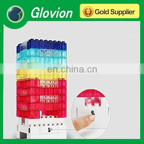 Glovion Creative 5V Safety DIY Toy Bricks Light Tetris Light Building Block Nightlight LED Light Constructible Desk Lamp photo-2