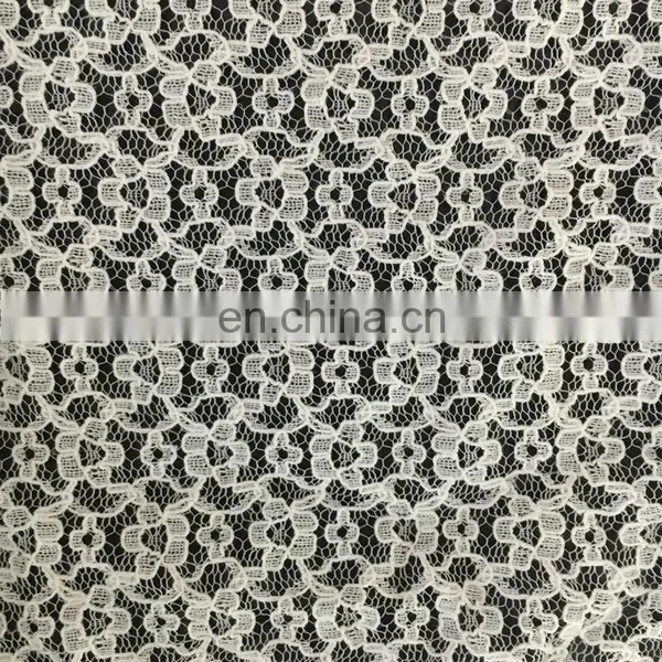 Knitted Nylon Cotton Fabric Lace for Lady Garment Material photo-3