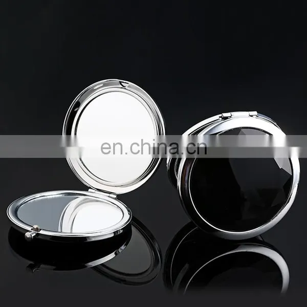 Customized Logo Printed Makeup Double Sides Crystal Decorative Mirror photo-3