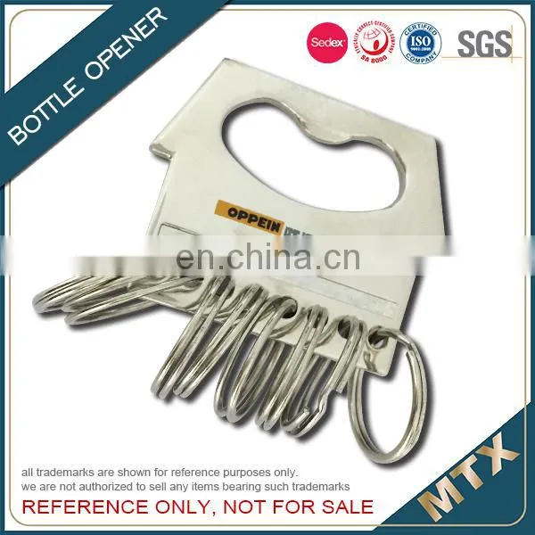 Zinc Alloy 3D Bottle Opener Keychain, Keyring Supplier photo-6