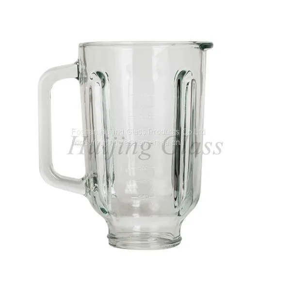 Capacity 1.25L Food Grade 999 Blender Glass Parts Glass Jar A04