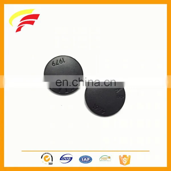 18mm Metal Custom Snap Button With Debossed Logo for Clothing F1250 photo-2