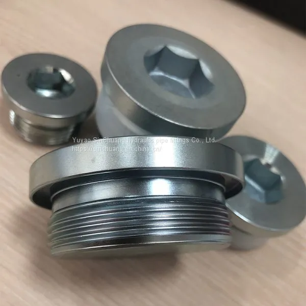 Metric Male Captive Seal Internal Hex Plug