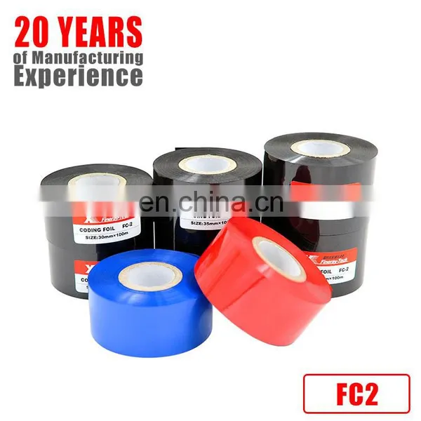High Quality 35mm*122m Hot Stamp Coding Foil for Hot Stamping Coding Machine photo-4