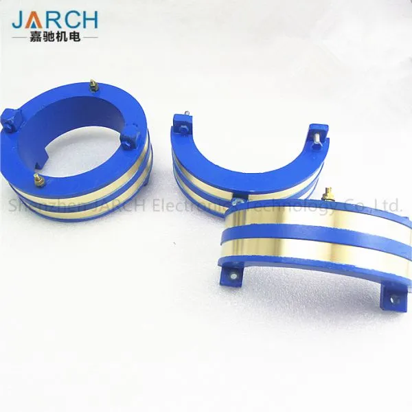 DC-AC Motor Collector Columns Easy Mounted Two-piece Slip Ring photo-2