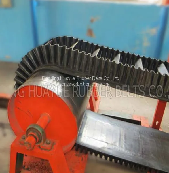 Steep Angle Sidewall Conveyor Belt photo-2