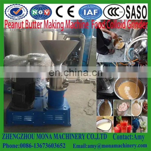 Almond Butter Cashew Nut Butter Jam Peanut Butter Making Machine Production Line Colloid Mill photo-5
