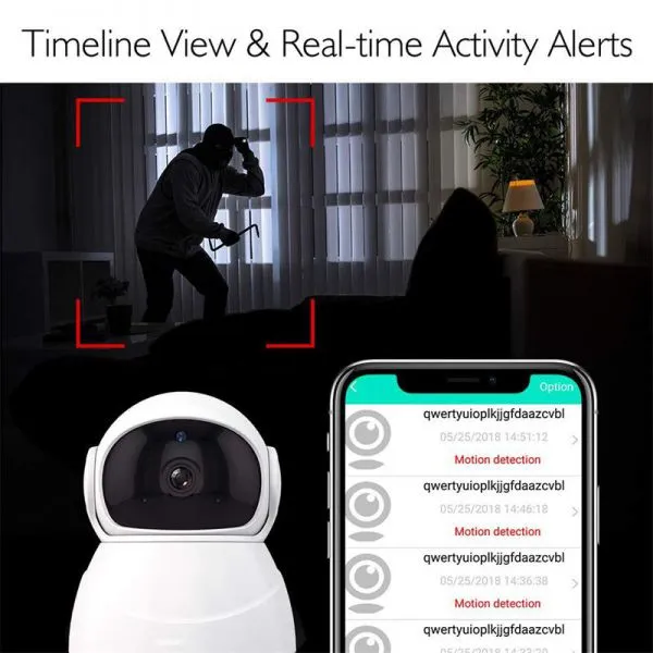 1080P Remote View Home Security Mini Wireless WiFi IP Camera photo-4