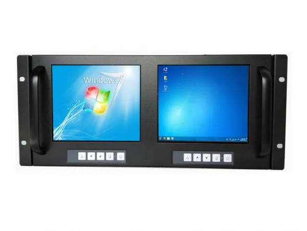 8 Inch Dual Lcd Display Rack Mount Monitor photo-2