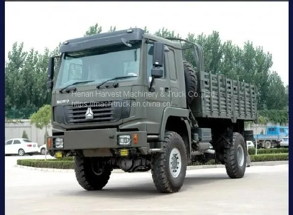 4x4 Military Truck SINOTRUK HOWO 4x4 Cargo Truck Military Truck China Factory Supply Low Price