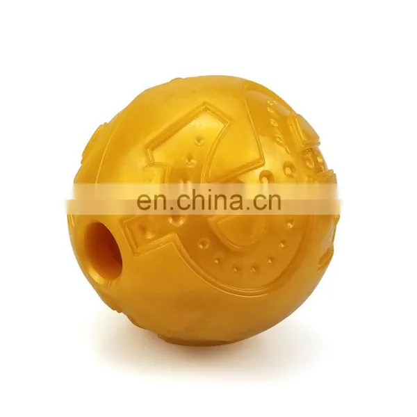 Wholesale Golden Color Ball Snacks Leakage Dog Toy Ball photo-3