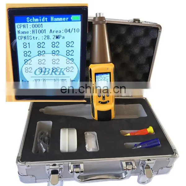 Resiliometer Concrete Rebound Hammer Tester Concrete Strength Tester Compression Strength Detector Meter Gauge photo-2
