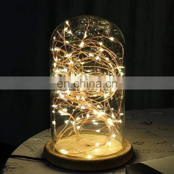 IP65 2020 Amazon USB Battery Box New Fairy Music Christmas LED Copper Holiday String Lights With Remote Control photo-5