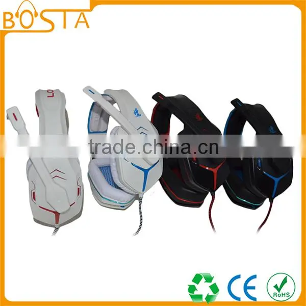 Promotional Stereo Fancy Stereo Cheap Private Mould Patent Laser Glowing Gaming Headsets photo-4